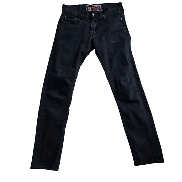 Levi's‎ 511 Mens The Original Skinny Black Denim Jeans 29 / 30 Actual 30/30 - Picture 1 of 6